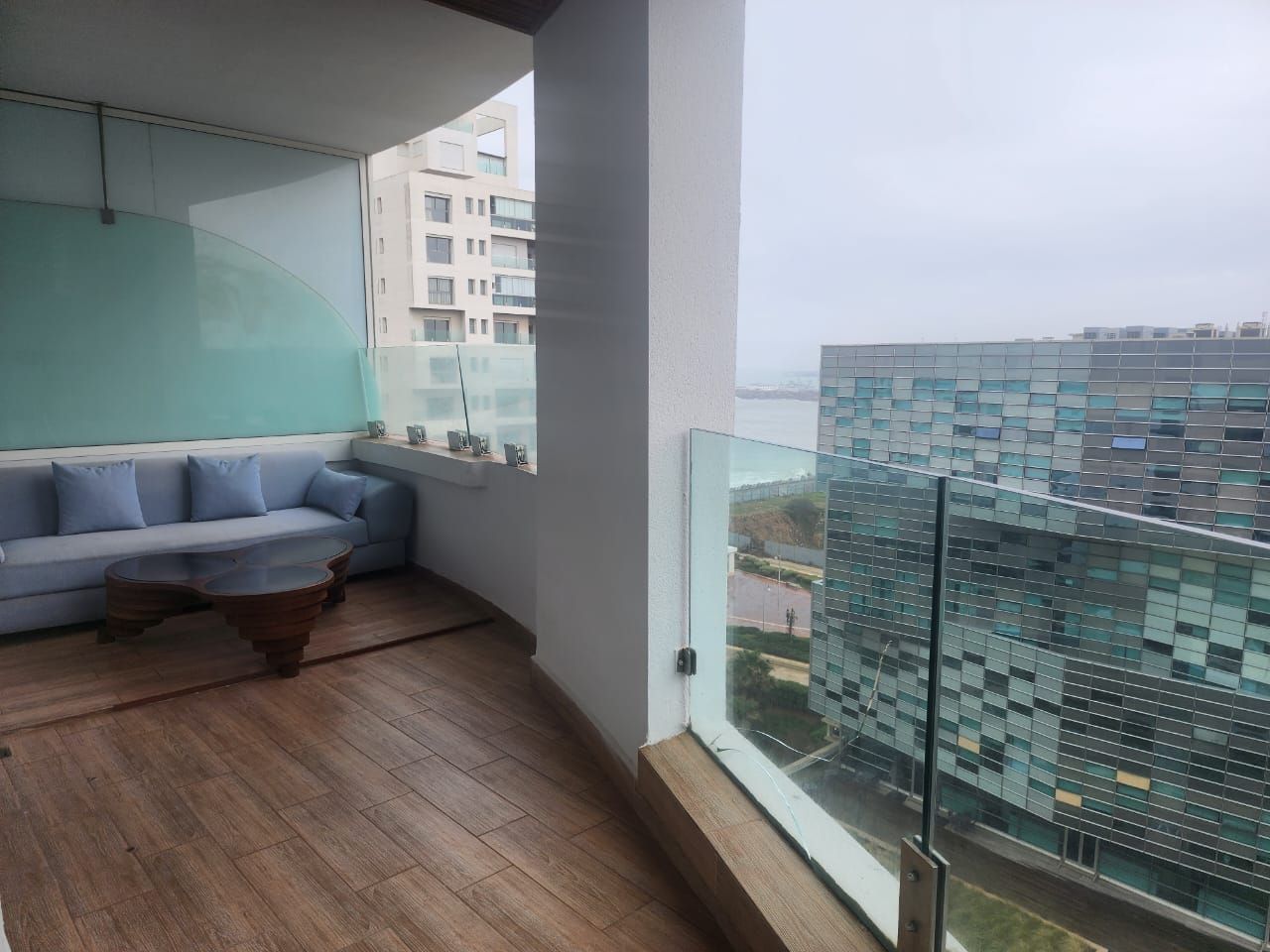 Casablanca Marina 1 bedroom flat by Saloua (App61)